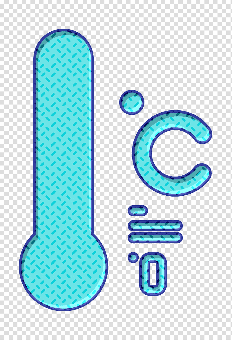 Celsius icon Hot icon Weather icon, Aqua M, Line, Meter, Microsoft Azure, Geometry, Mathematics transparent background PNG clipart