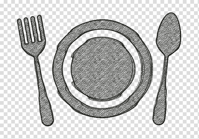 Kitchen elements icon Spoon icon Restaurant icon, Fork, Black And White
, Line, Meter, Geometry, Mathematics transparent background PNG clipart