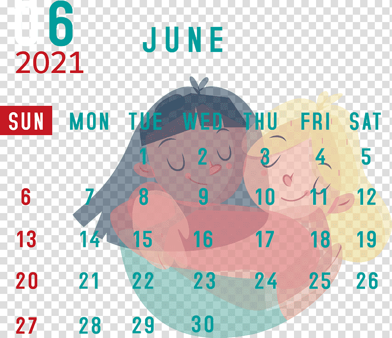 June 2021 Calendar 2021 Calendar June 2021 Printable Calendar, Aqua M, Line, Meter, Geometry, Mathematics transparent background PNG clipart