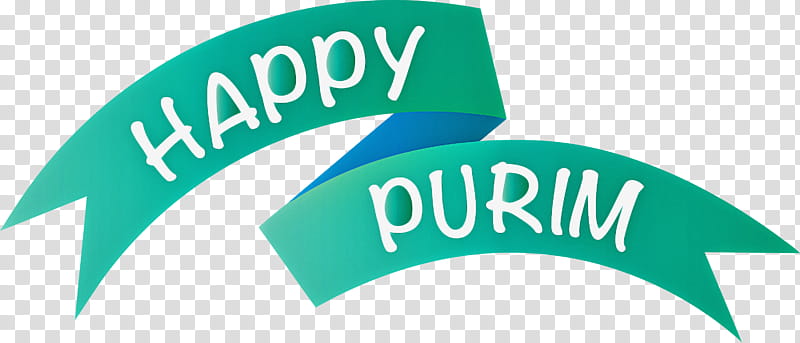 Purim Jewish Holiday, Text, Turquoise, Logo transparent background PNG clipart