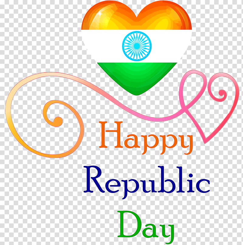 Happy India Republic Day, Text, Logo, Line transparent background PNG clipart