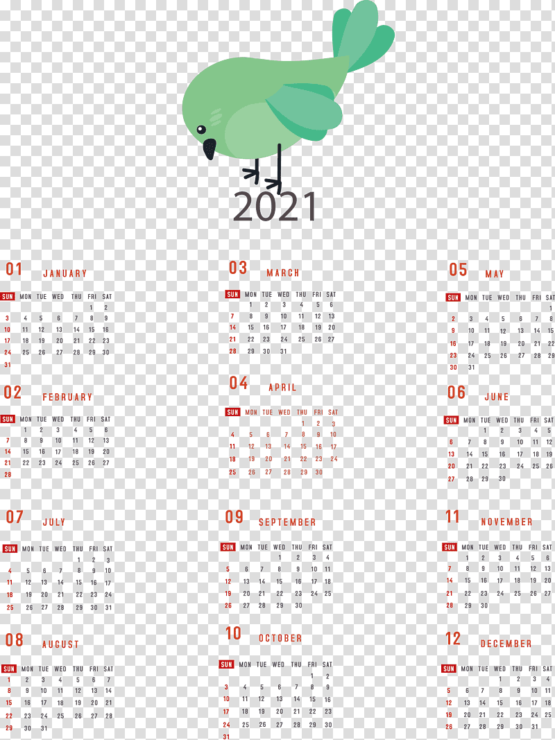 Printable 2021 Yearly Calendar 2021 Yearly Calendar, Meter, Calendar System transparent background PNG clipart