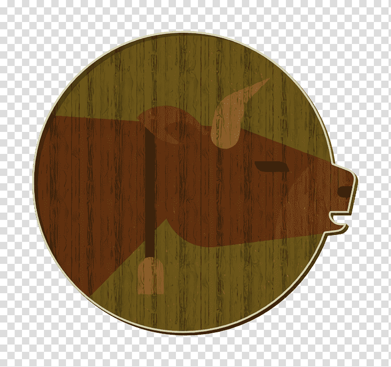 Cow icon animals icon Animal icon, Wood Stain, M083vt, Meter transparent background PNG clipart