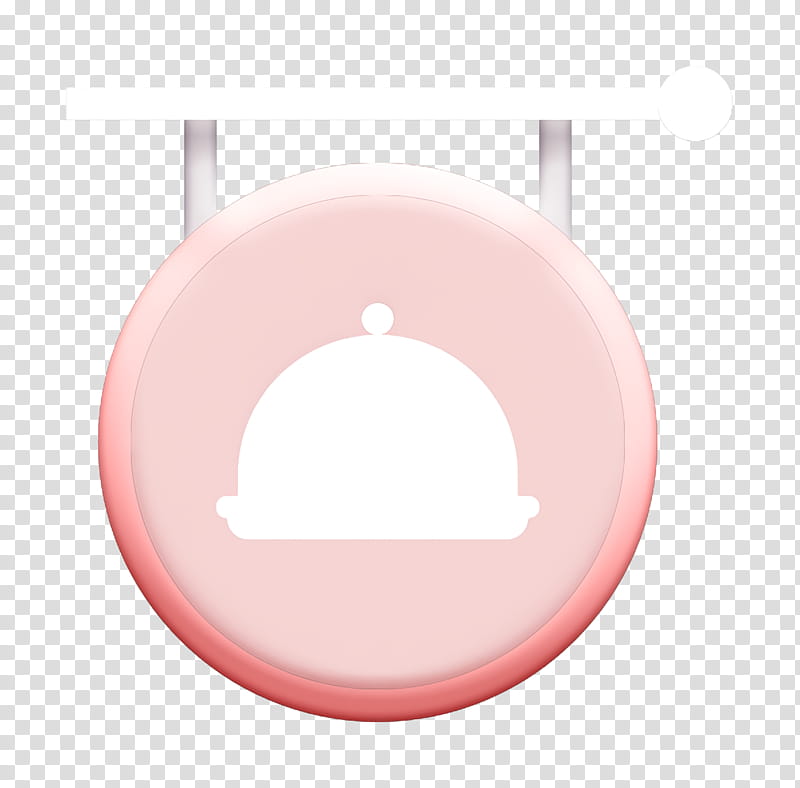 Food and restaurant icon Restaurant icon Signboard icon, Pink, Circle, Ceiling, Light Fixture, Lamp transparent background PNG clipart
