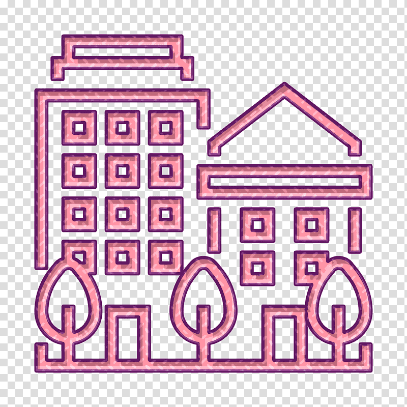 Urban icon City Elements icon Buildings icon, Line, Meter, Mathematics, Geometry transparent background PNG clipart