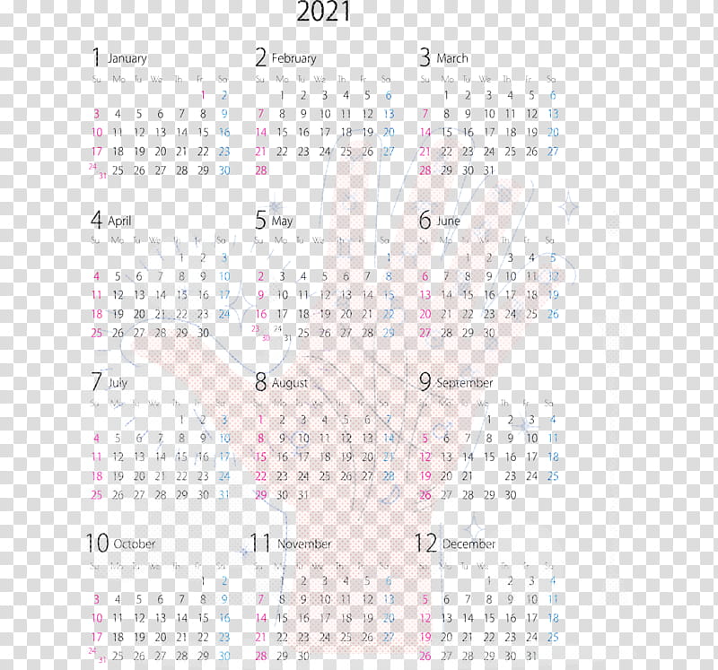 2021 yearly calendar Printable 2021 Yearly Calendar Template 2021 Calendar, Year 2021 Calendar, Calendar System, Calendar Date, Month, Calendar Year, Week, Names Of The Days Of The Week transparent background PNG clipart