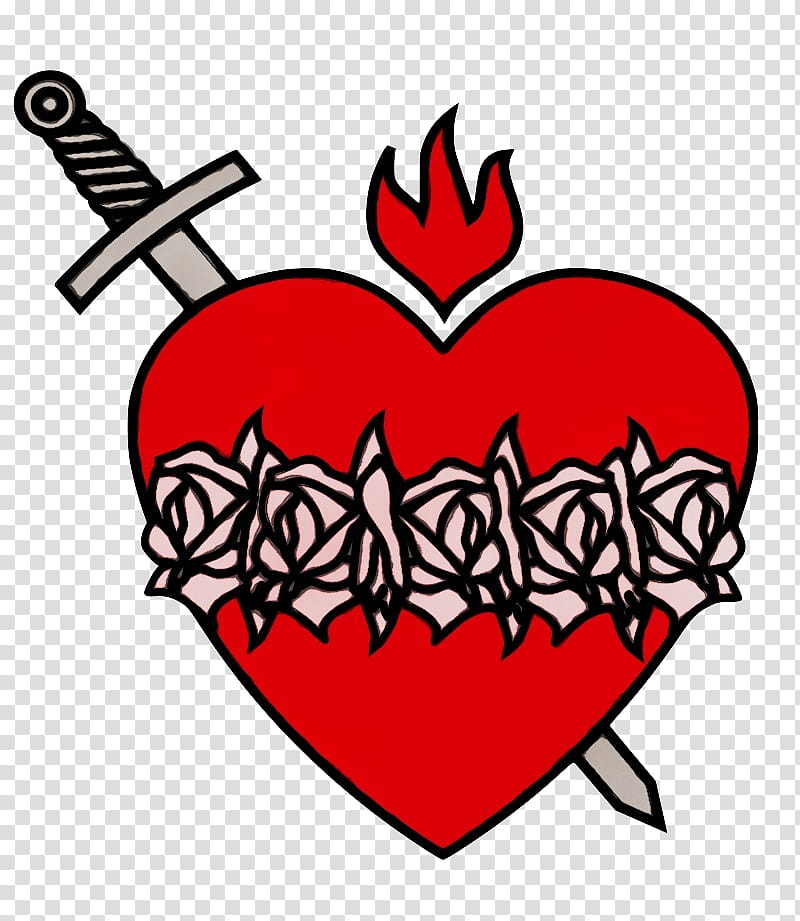immaculate heart of mary clip art