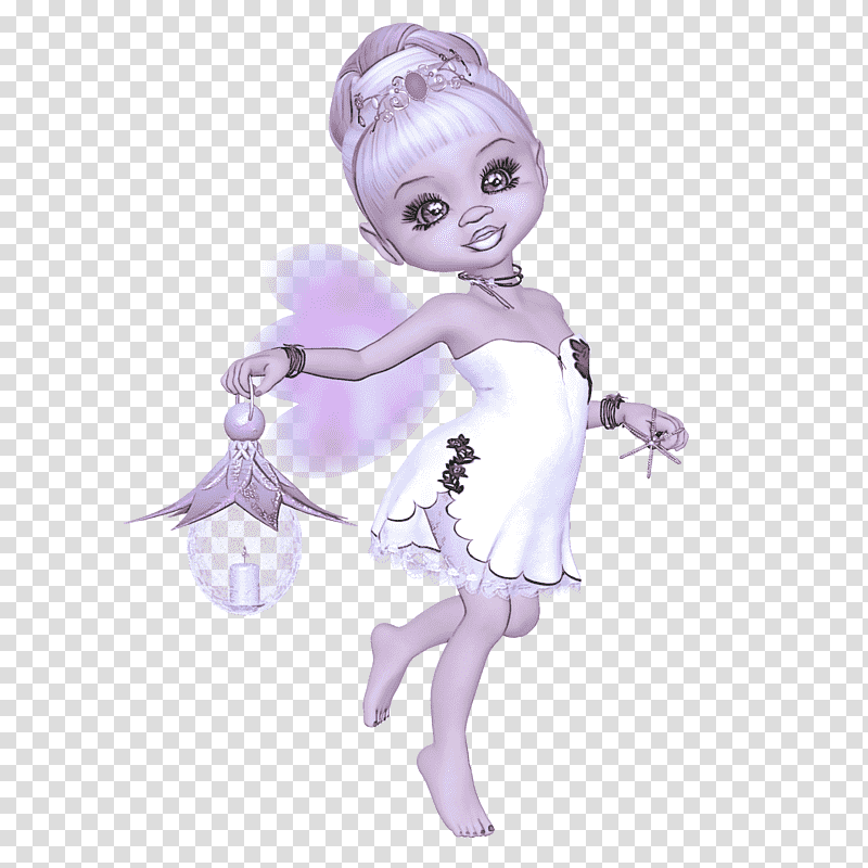 Lavender, Doll, Fairy, Figurine, Ballet Dancer, Lilac M, Joint transparent background PNG clipart