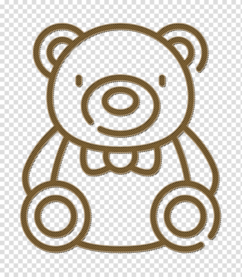Doll icon Maternity icon Teddy bear icon, Royaltyfree, Line Art, Drawing, Stuffed Animal transparent background PNG clipart