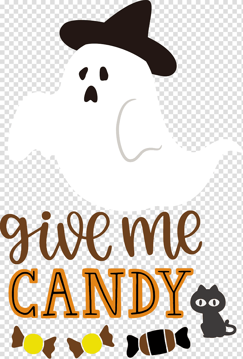 Give me candy Trick or Treat Halloween, Halloween , Dog, Snout, Logo, Meter, Line transparent background PNG clipart