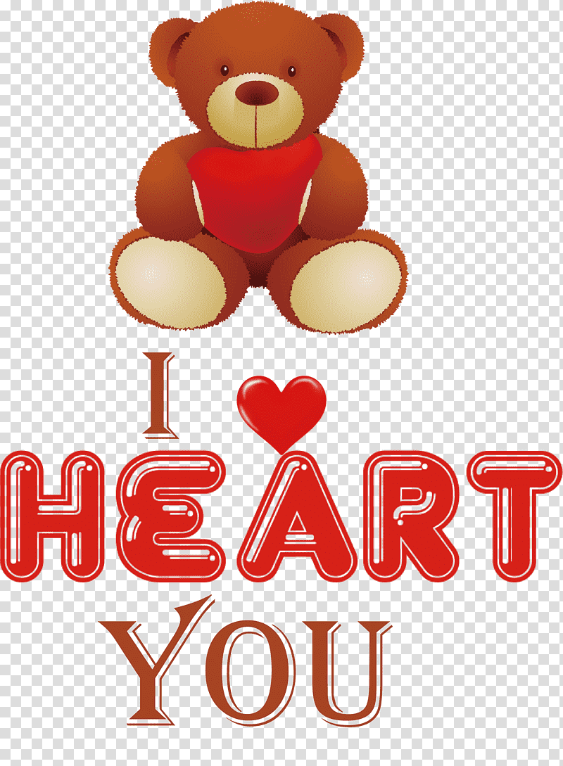 I Heart You I Love You Valentines Day, Teddy Bear, Meter, Bears, Archimedes, Biology, Science transparent background PNG clipart