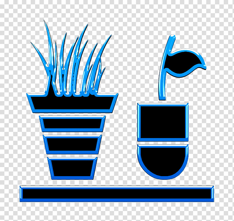 House Things icon nature icon Plants pots icon, Plant Icon, Logo, Line, Meter, Microsoft Azure, Geometry transparent background PNG clipart