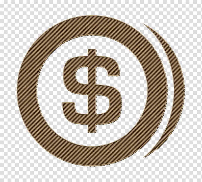 Dollar coin icon Universalicons icon Coin icon, Commerce Icon, Logo, Symbol, Chemical Symbol, Meter, Chemistry transparent background PNG clipart