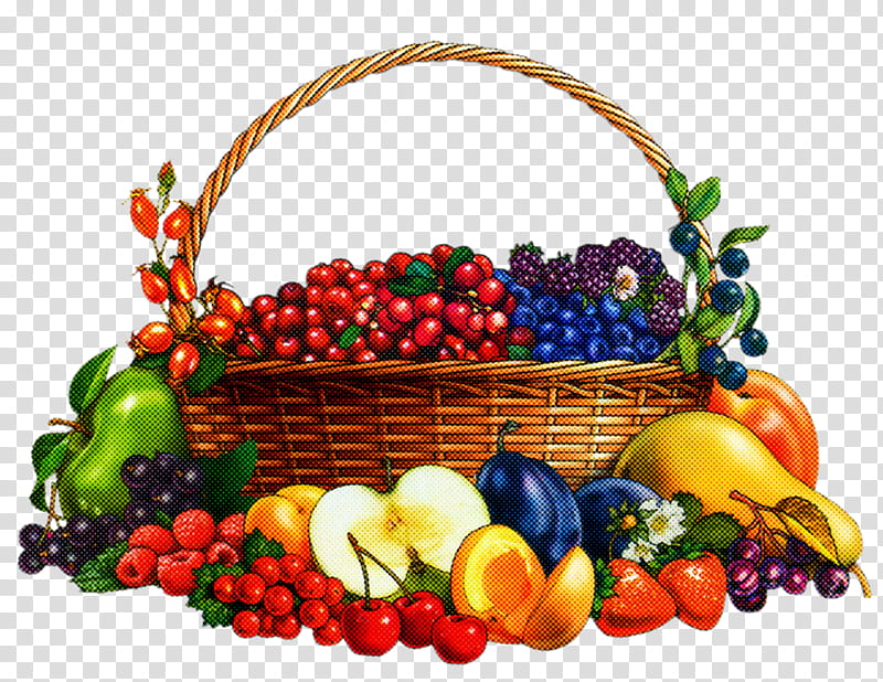 fruit natural foods gift basket basket food, Plant, Berry, Superfood, Home Accessories, Picnic Basket, Accessory Fruit, Still Life transparent background PNG clipart