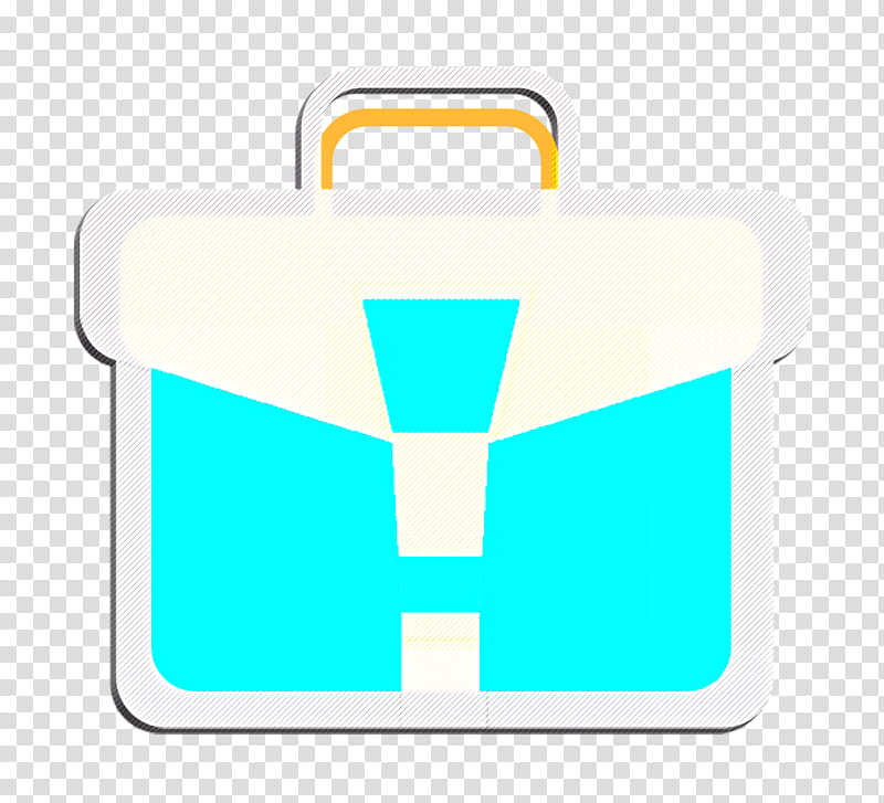 Business and finance icon Briefcase icon Creative icon, Green, Turquoise, Aqua, Teal, Line, Material Property, Logo transparent background PNG clipart