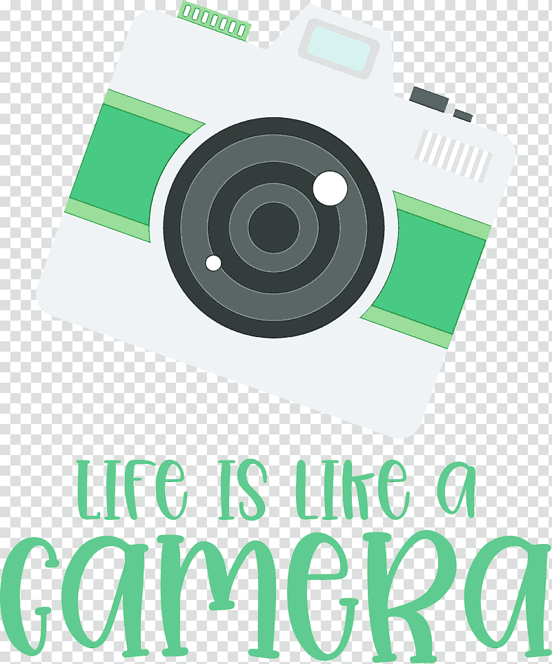 logo font camera green meter, Life Quote, Watercolor, Paint, Wet Ink, Line, Optics transparent background PNG clipart