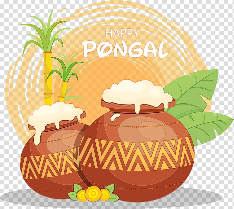 Makar Sankranti, Pongal, Watercolor, Paint, Wet Ink, Pongal 2020, Mattu Pongal, Festival transparent background PNG clipart