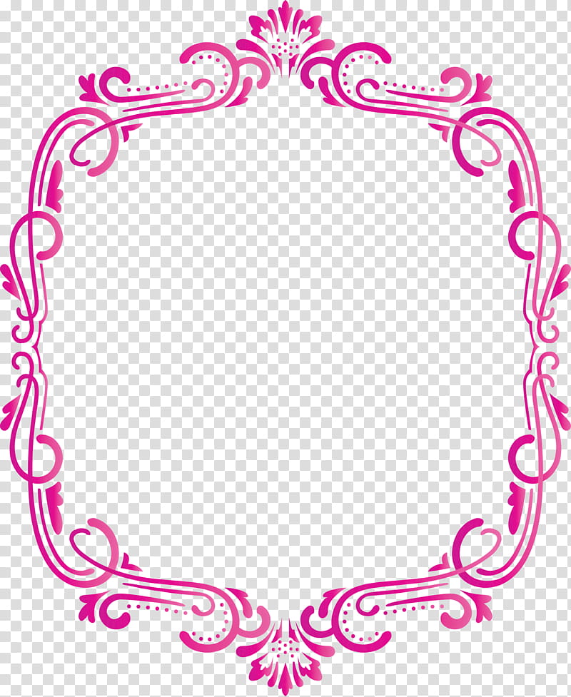 Classic Frame, Pink, Ornament, Magenta, Heart, Frame transparent background PNG clipart