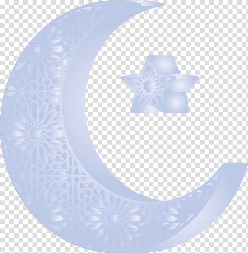 Star and Crescent ramadan kareem, Blue, Plate, Circle, Porcelain, Dishware, Tableware, Snowflake transparent background PNG clipart