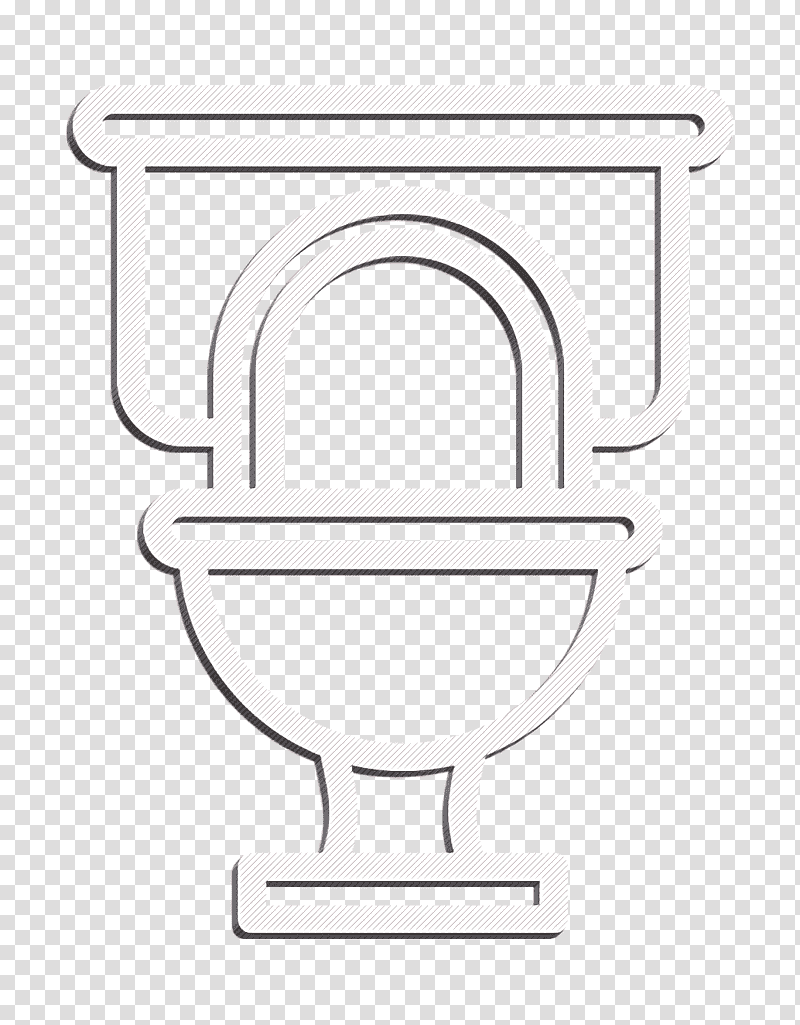 Toilet icon Bathroom icon Restroom icon, Symbol, Black And White
, Icon Pro Audio Platform, Line, Chemical Symbol, Meter transparent background PNG clipart