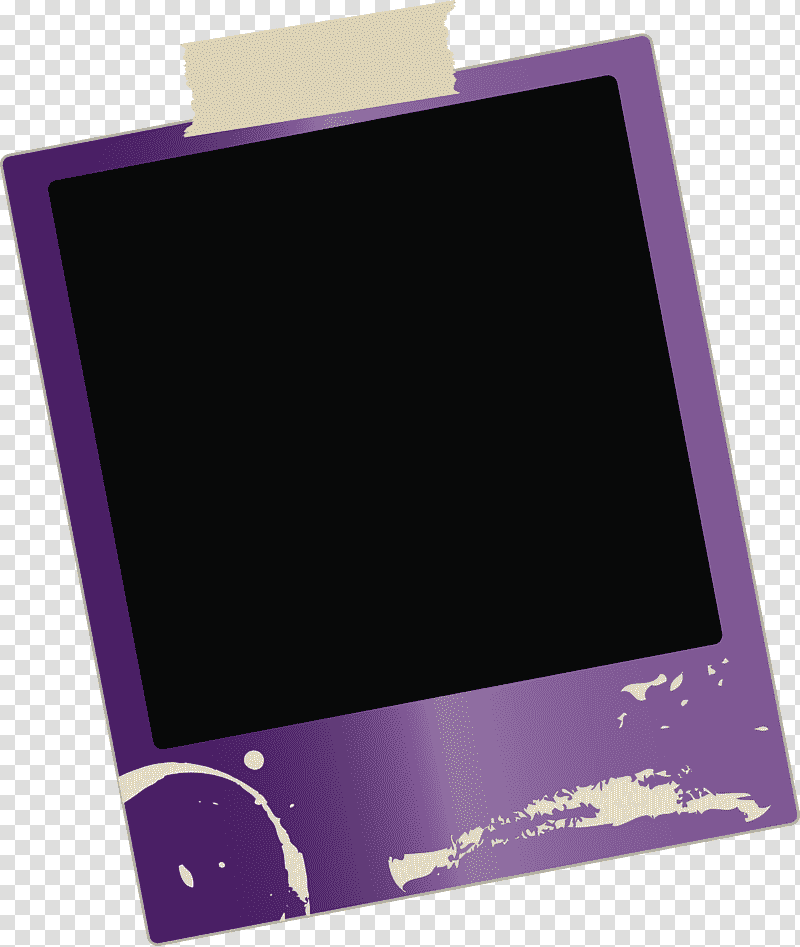 Polaroid Frame, Laptop Part, Rectangle, Frame, Multimedia, Meter, Mathematics transparent background PNG clipart