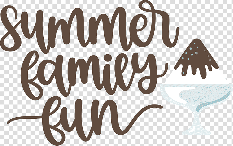 Summer Family Fun Summer, Summer
, Menu, Logo, Calligraphy transparent background PNG clipart