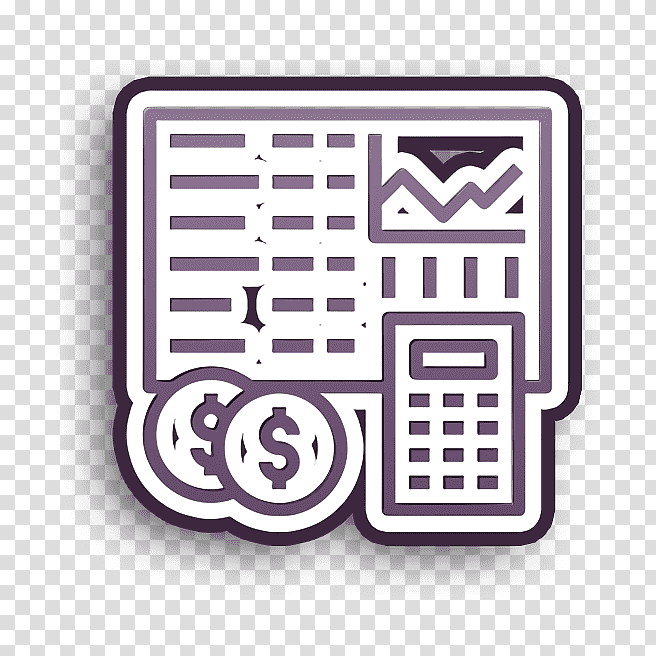 Money icon Accounting icon Finance icon, Accountant, Bookkeeping, Tax, Business, Internal Control, Internal Audit transparent background PNG clipart