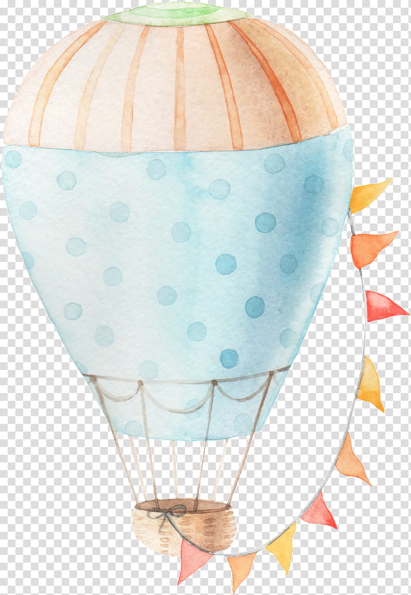 Hot air balloon, Turquoise, Vehicle, Aerostat, Aircraft, Hot Air Ballooning transparent background PNG clipart