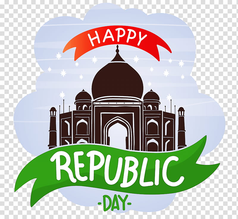 India Republic Day Taj Mahal 26 January, Happy India Republic Day, Landmark, Logo, Mosque, Architecture, Building, Tourism transparent background PNG clipart