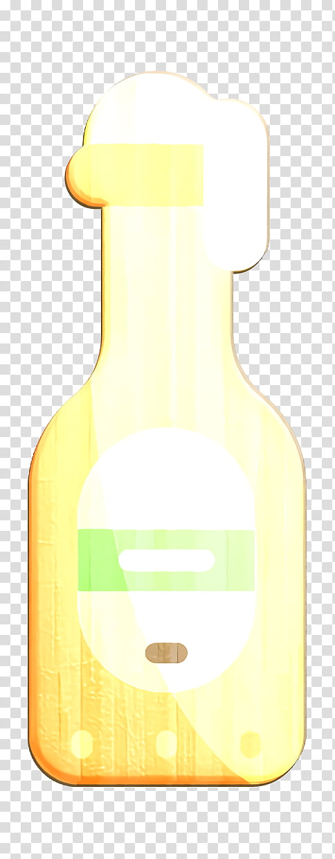 Night Party icon Beer icon, Glass Bottle, Yellow transparent background PNG clipart