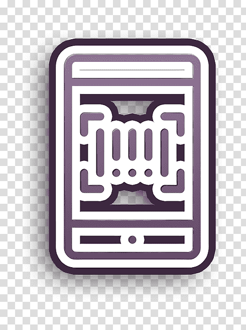 Scan icon Phone icon Ecommerce icon, Logo, Line, Meter, Mathematics, Geometry transparent background PNG clipart