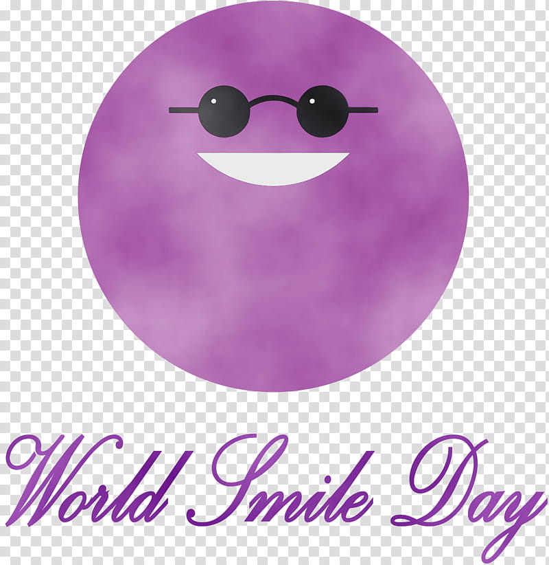 Lavender, World Smile Day, Watercolor, Paint, Wet Ink, Smiley, Meter transparent background PNG clipart