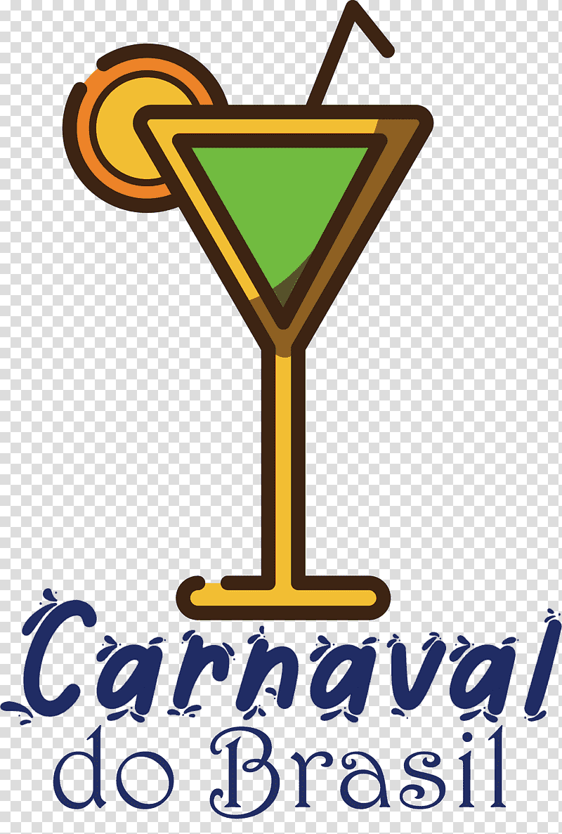 Brazilian Carnival Carnaval do Brasil, Logo, Cocktail Glass, Martini, Line, Meter, Sign transparent background PNG clipart