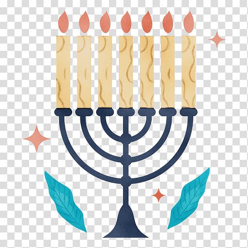 Hanukkah, Watercolor, Paint, Wet Ink, Menorah, DREIDEL, Jewish Holiday transparent background PNG clipart