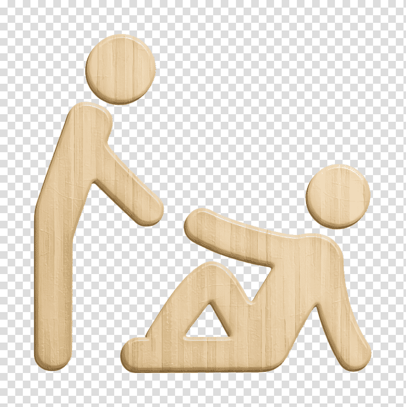Person giving assistance icon Humanitarian icon Help icon, People Icon, M083vt, Meter, Wood transparent background PNG clipart