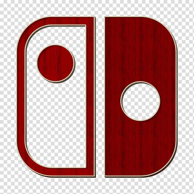 Nintendo switch icon Nintendo icon Videogame Logo icon, Symbol, Chemical Symbol, Red, Line, Meter, Mathematics transparent background PNG clipart