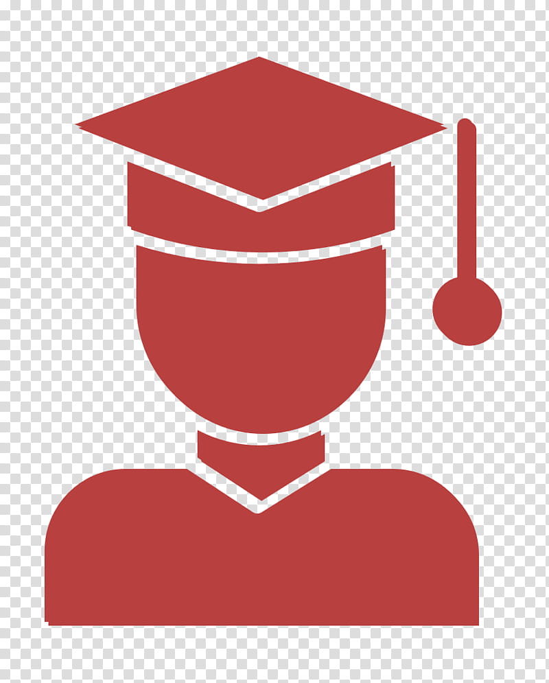 Student icon School icon, MortarBoard transparent background PNG clipart