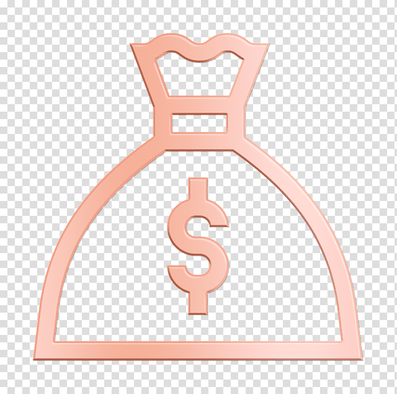 Money bag icon Money icon Investment icon, Text, Idea, Small Business, Number, Narrative, Line transparent background PNG clipart