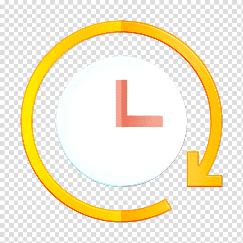 Time icon Speedometer and Time icon Clock icon, Logo, Symbol, Chemical Symbol, Yellow, Signage, Science transparent background PNG clipart