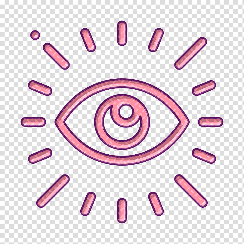 Spiritual icon Eye icon, Royaltyfree transparent background PNG clipart