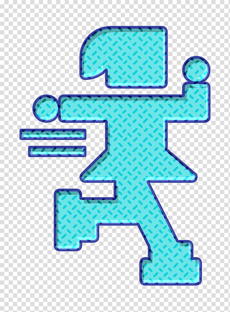 Dance icon Sports and competition icon Ice skate icon, Turquoise, Line, Electric Blue transparent background PNG clipart