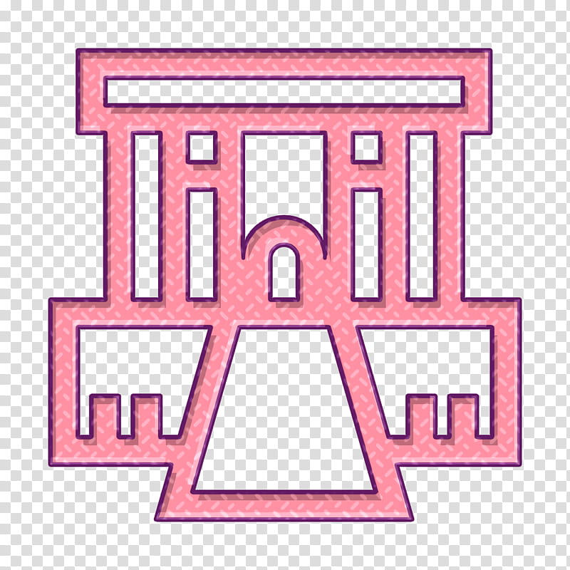 Luxor temple icon Temple icon Egypt icon, Logo, Angle, Line, Number, Area, Meter transparent background PNG clipart