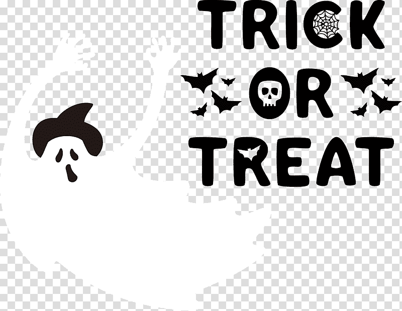 Trick or Treat Halloween Trick-or-treating, Halloween , Trickortreating, Logo, Symbol, Cartoon, Meter transparent background PNG clipart