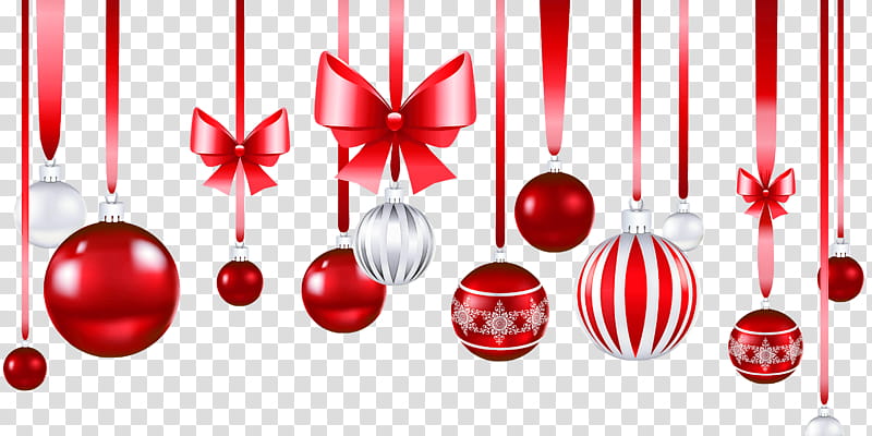 Christmas ornament, Red, Christmas Decoration, Holiday Ornament transparent background PNG clipart