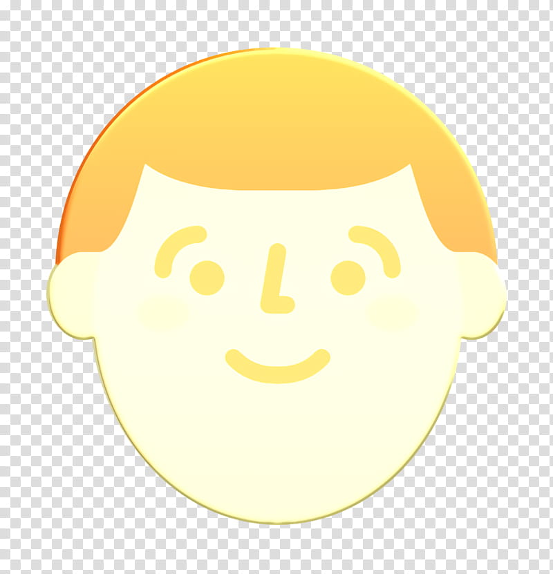 Boy icon Emoji icon Happy People icon, Smiley, Yellow, Circle, Meter, Cartoon, Computer, Mathematics transparent background PNG clipart