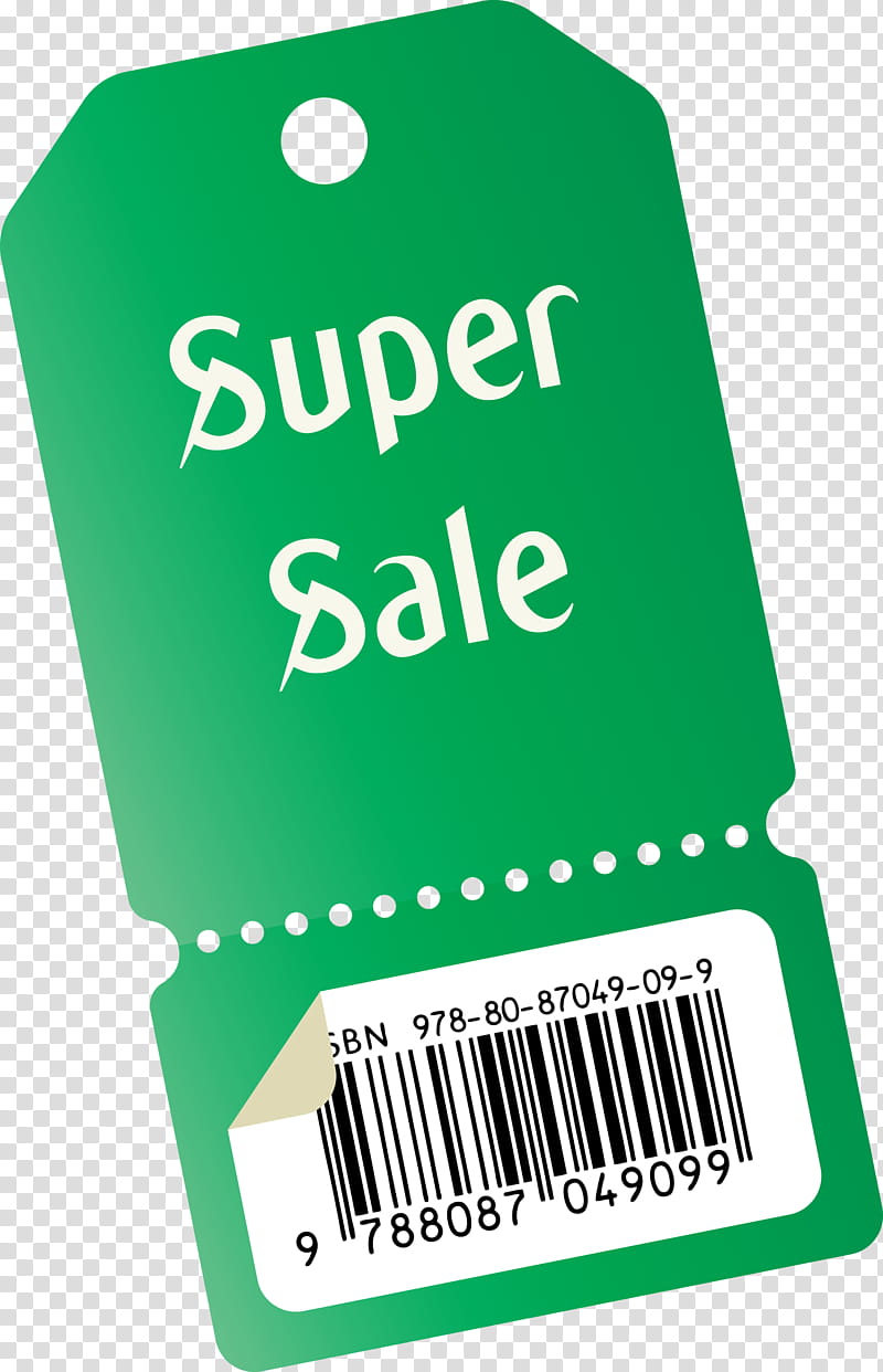 Discount Tag Discount Label Sales Tag, Sales Label, Green, Barcode, Meter transparent background PNG clipart