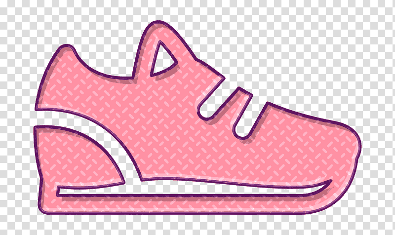 Trainers icon Footwear icon fashion icon, Shoe, Cartoon, Walking Shoe, Line, Text, Mathematics transparent background PNG clipart