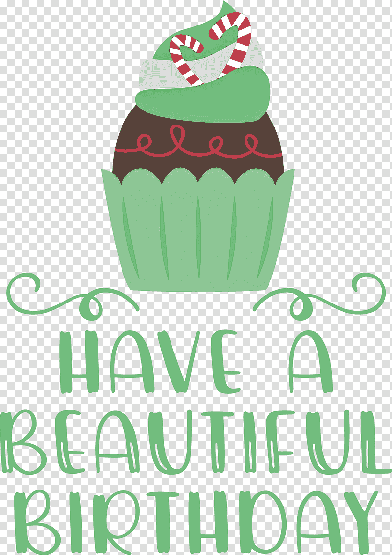 Birthday Happy Birthday Beautiful Birthday, Birthday
, Happy Birthday
, Logo, Baking Cup, Meter, Green transparent background PNG clipart