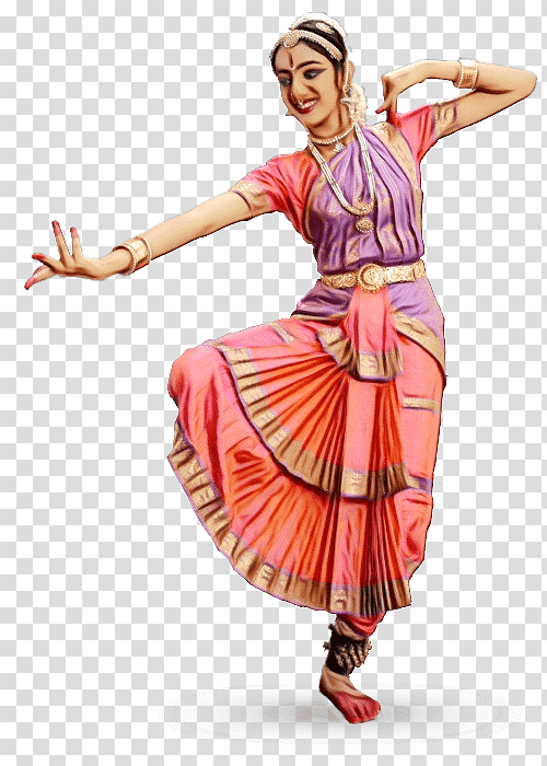 Bharatanatyam, Watercolor, Paint, Wet Ink, Dance, Kuchipudi, Indian Classical Dance transparent background PNG clipart