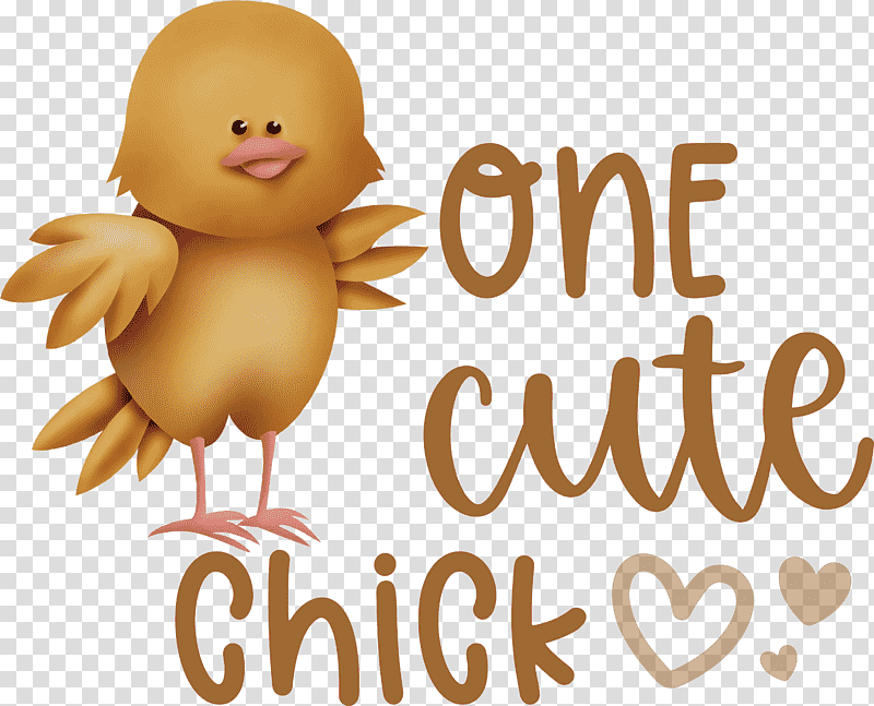 One Cute Chick Easter Day Happy Easter, Birds, Beak, Dog, Poster, Cat, Ducks transparent background PNG clipart